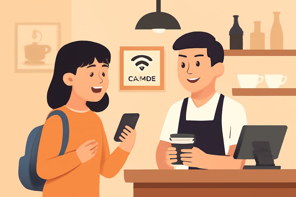 Free WiFi at the Cafe