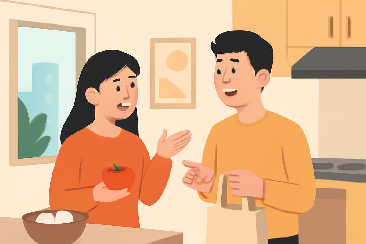Cooking a New Dish Together