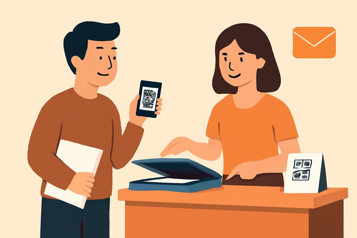 Scanning and Sending Documents at the Print Shop