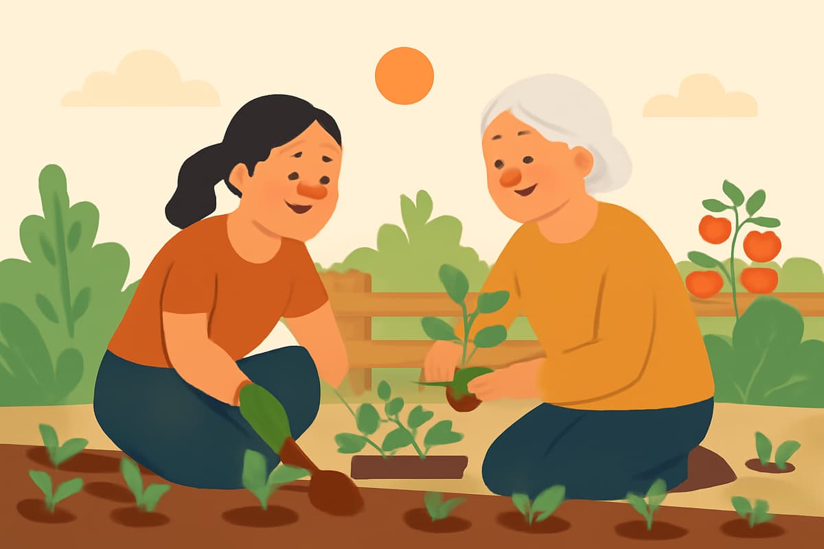 Planting Vegetables in the Garden