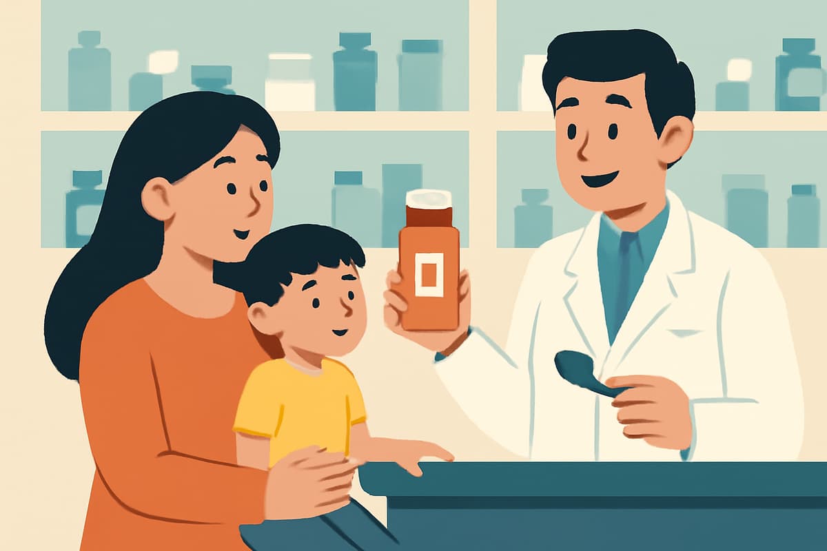 Buying Fever Medicine for a Child