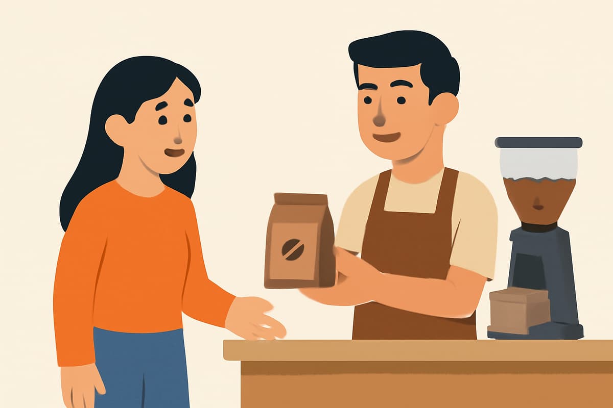 Buying Coffee Beans to Take Home