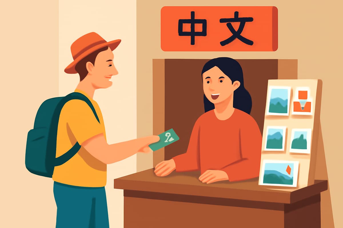 Buying Postcards