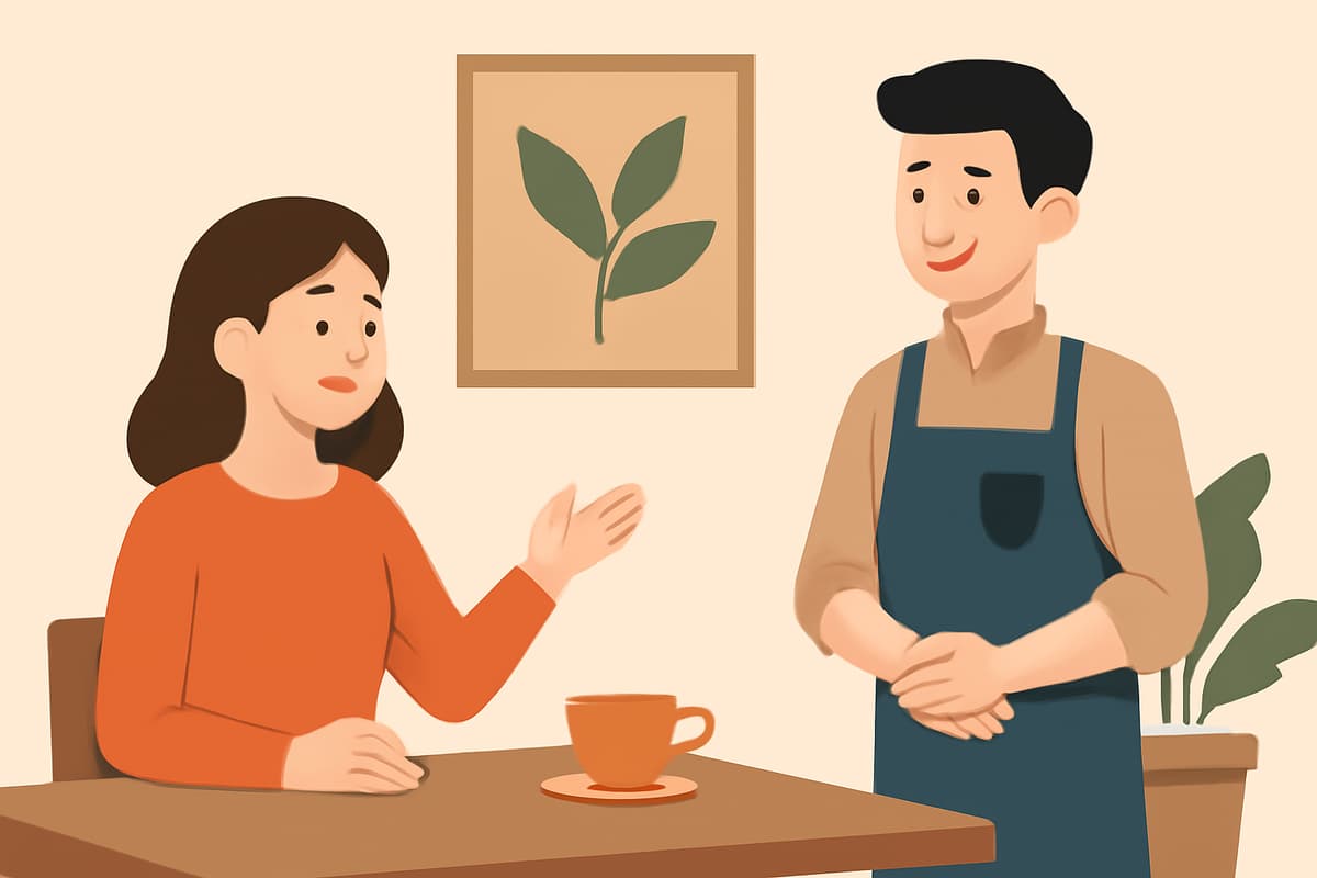 Ordering Tea at a Restaurant