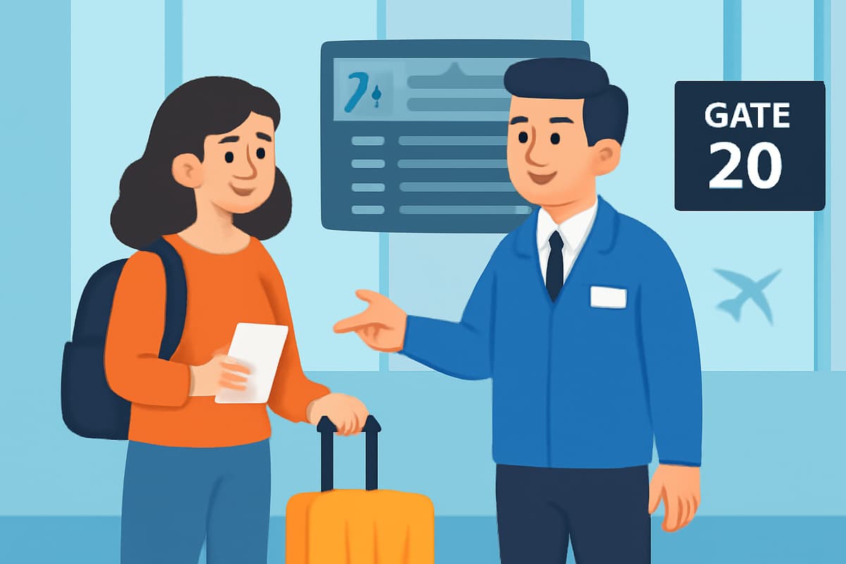 Finding the Departure Gate