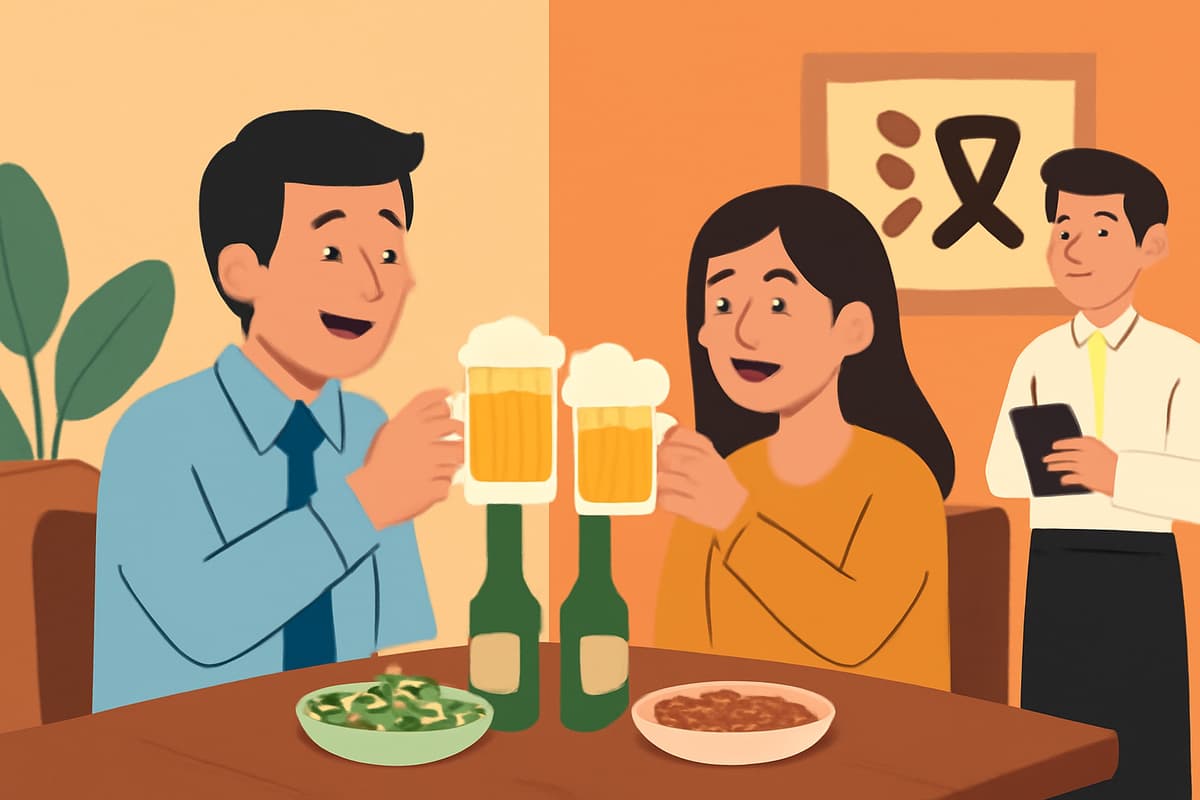 After-Work Beer and Cold Dishes