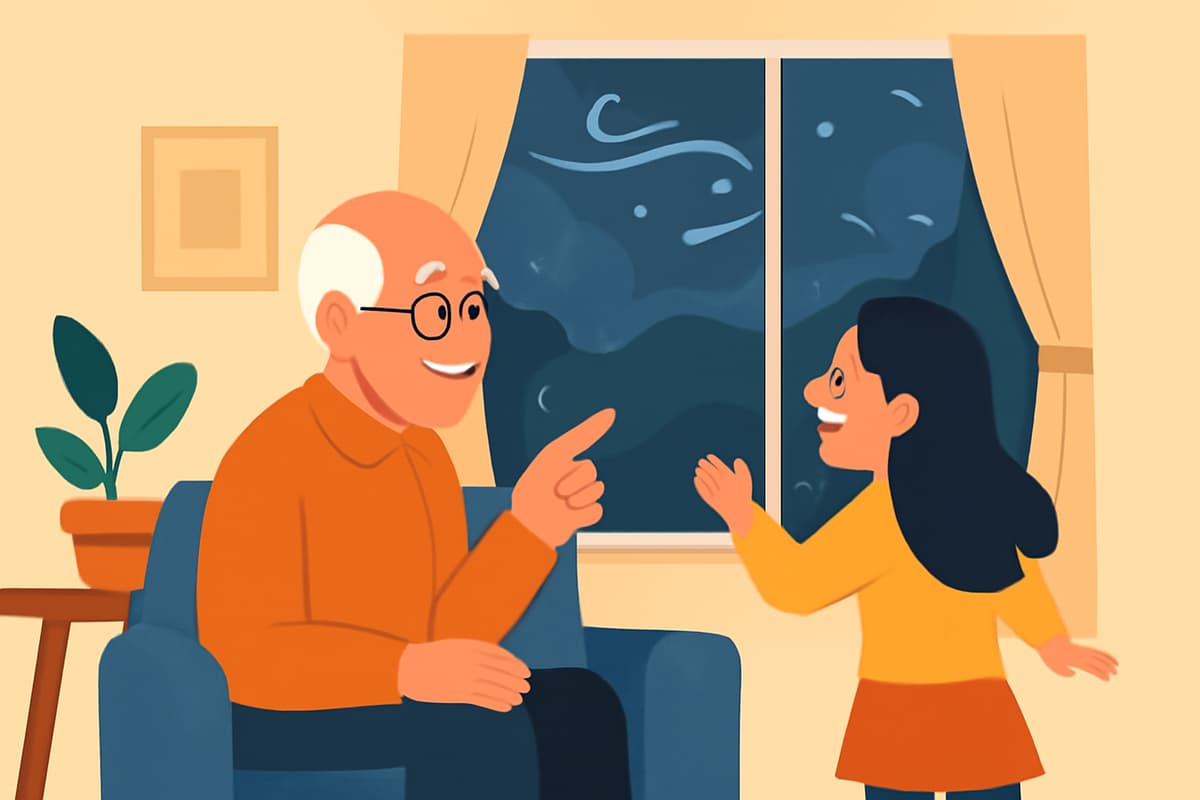 Grandpa, Is It Going to Snow?