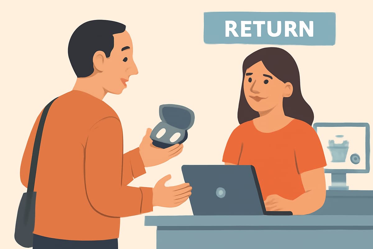Exchanging Broken Wireless Earbuds