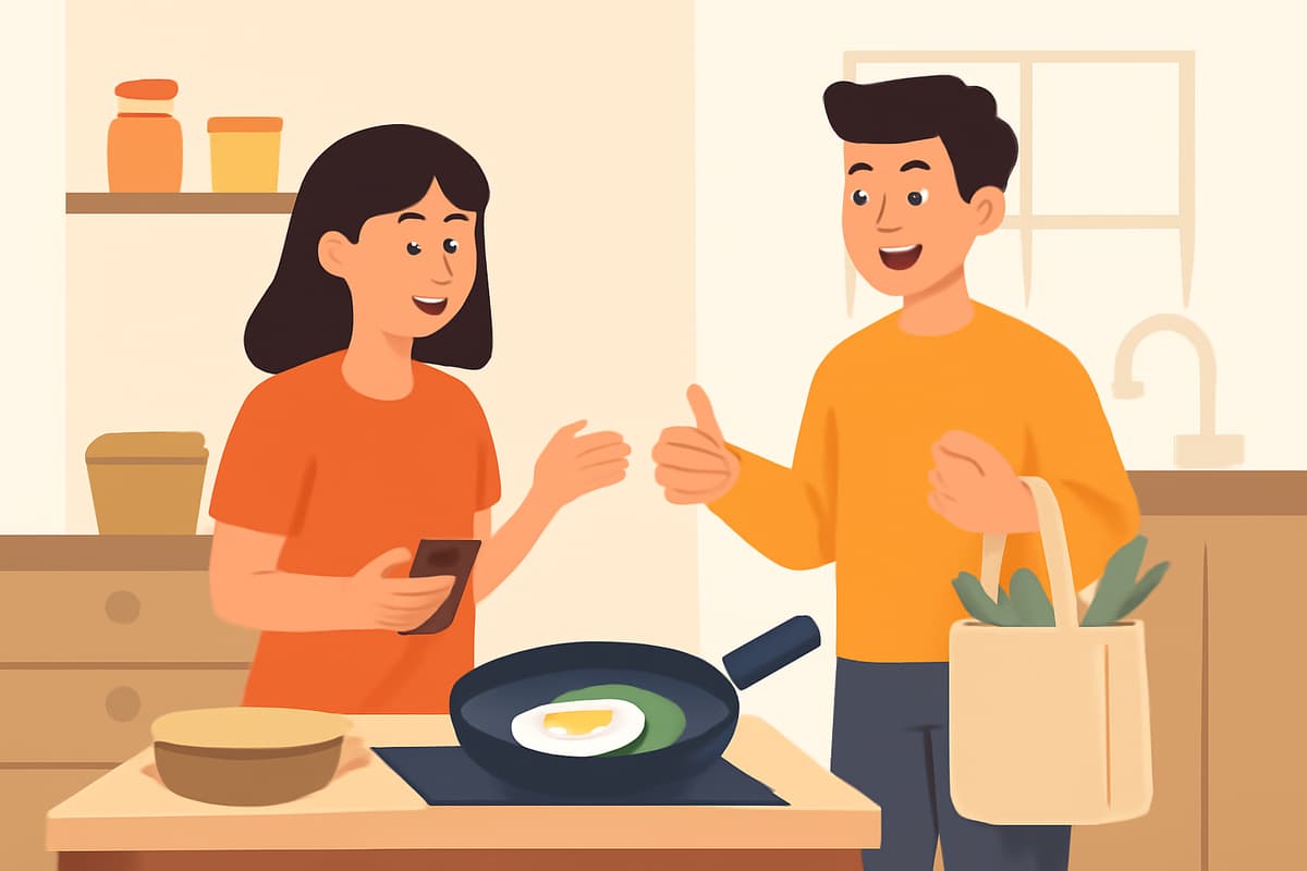 Cooking at Home Instead of Takeout