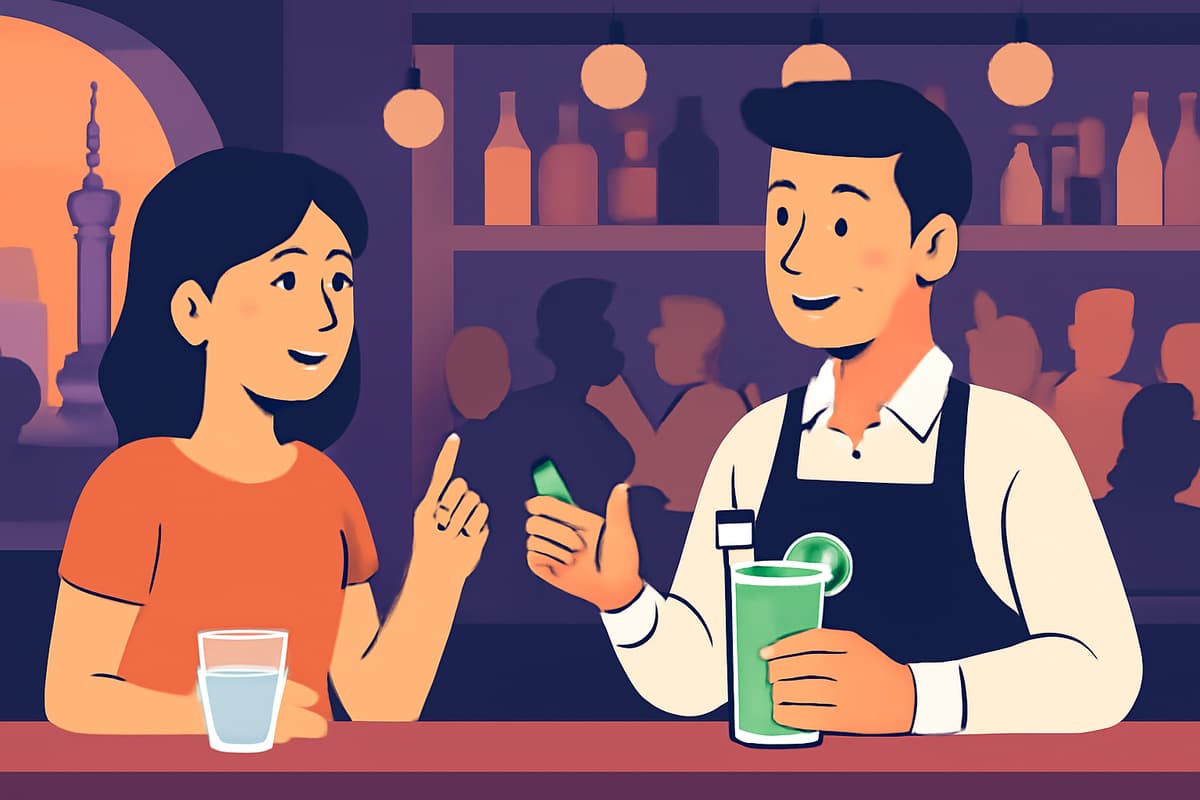 Ordering a Light Cocktail in Shanghai