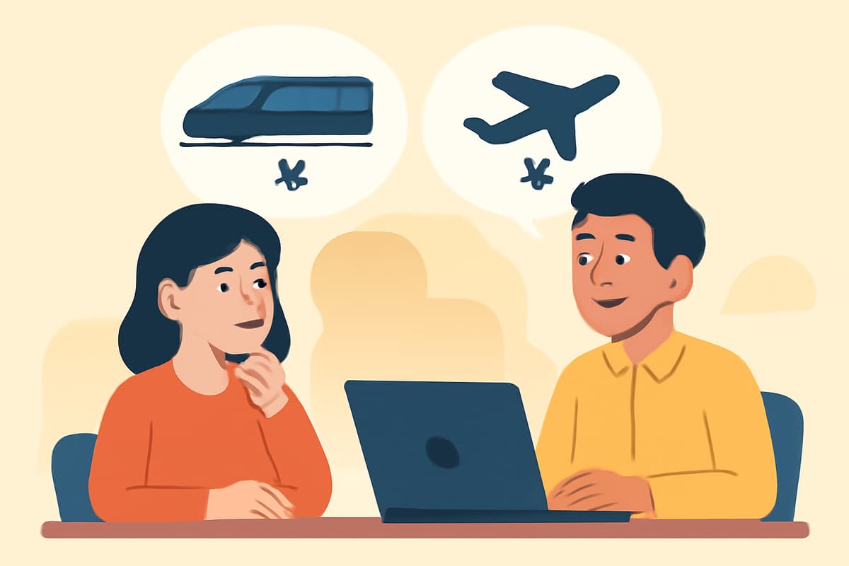 High-Speed Train or Plane?