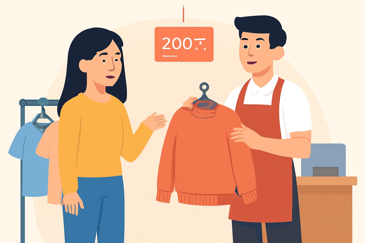 Bargaining for a Sweater