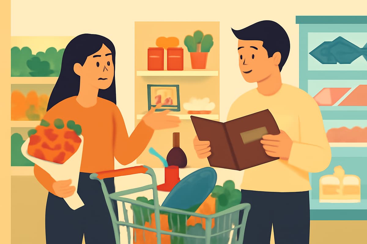 Anniversary Dinner Shopping