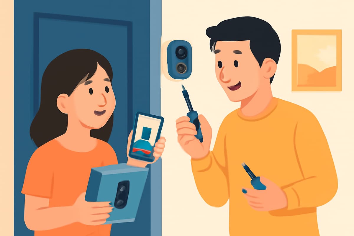 Installing a Smart Doorbell Camera