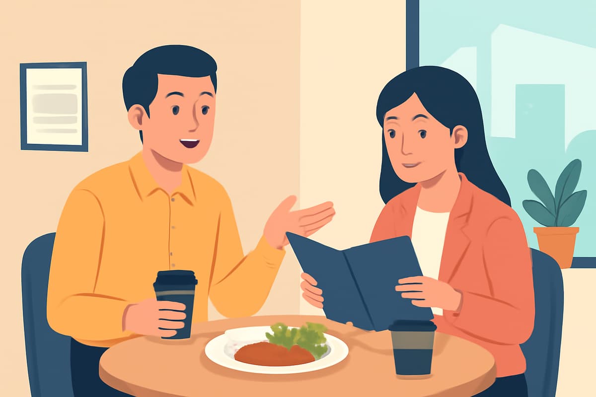 Splitting a Set Meal at the Cafe