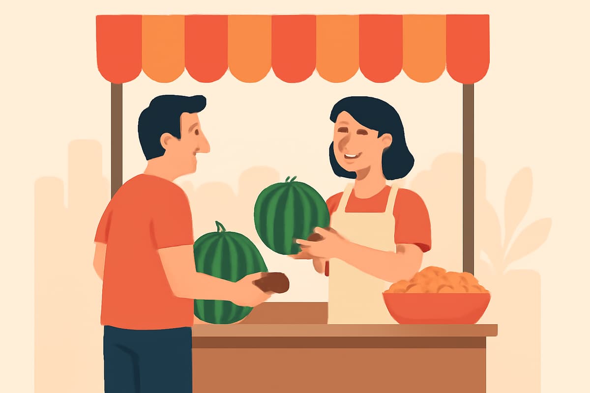Buying a Ripe Watermelon