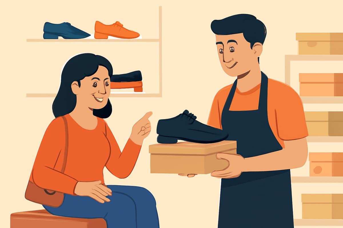 Buying Black Shoes in Size 38