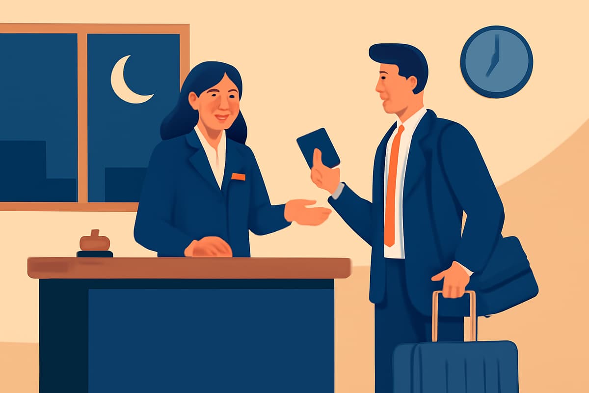Late-Night Hotel Check-In