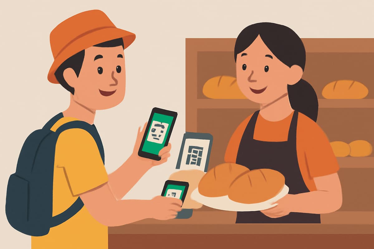 Buying Bread at the Bakery