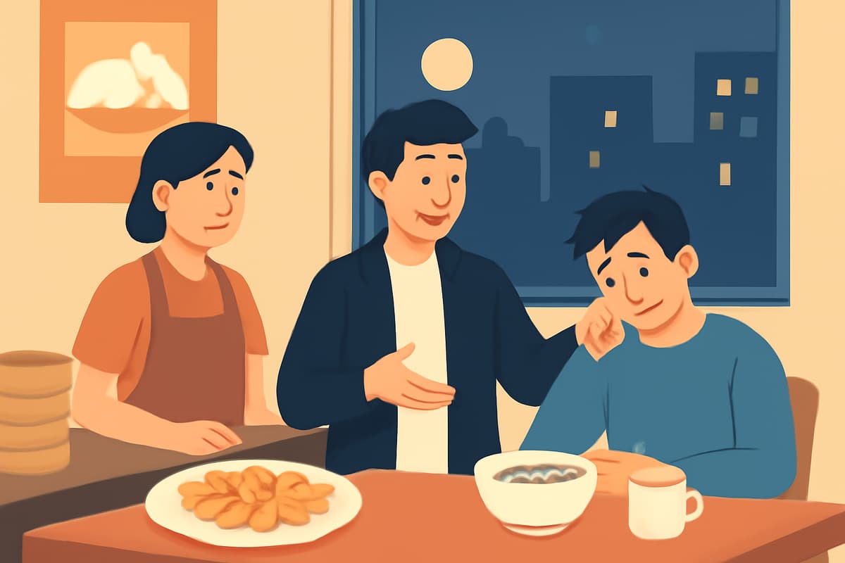 Late-Night Dumplings After Clubbing