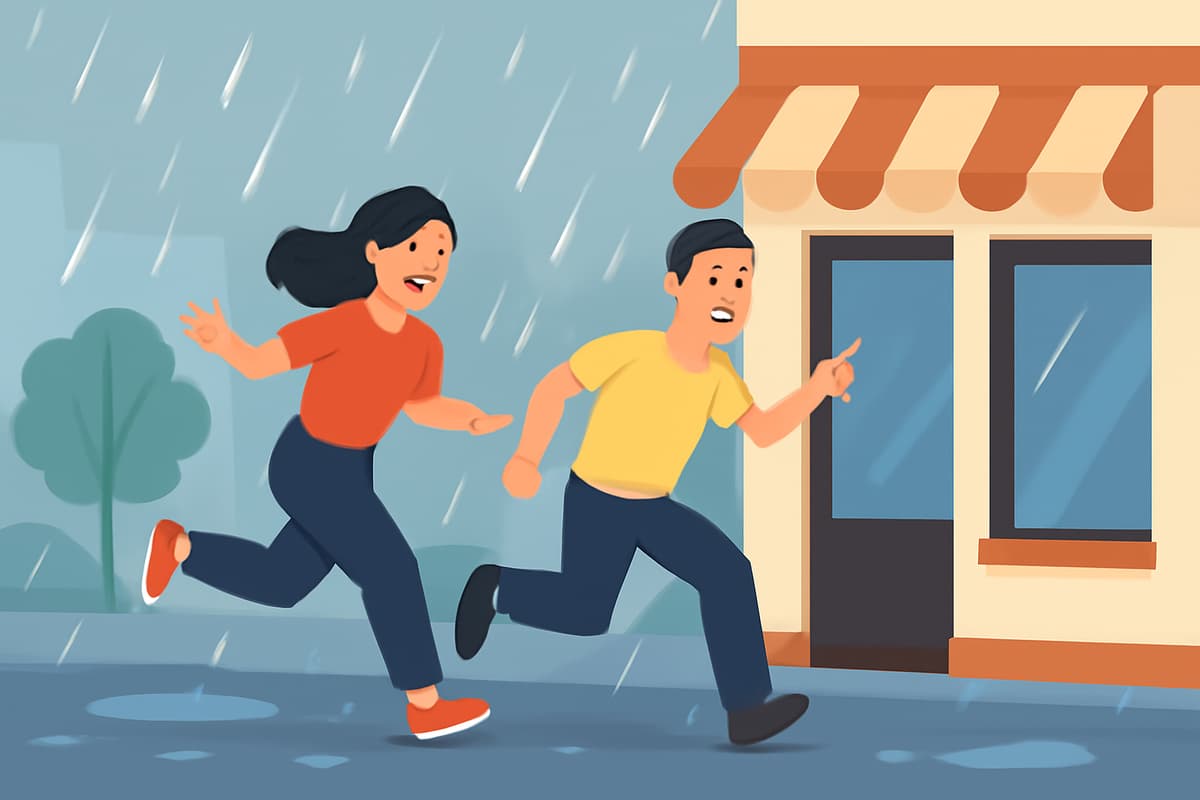 Caught in the Rain